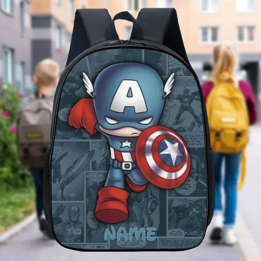 Personalize Captain America Backpack