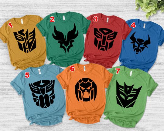 Custom Transformer Birthday Shirt, Auto Bots Family Matching Birthday Shirts, Birthday Transformer Shirt