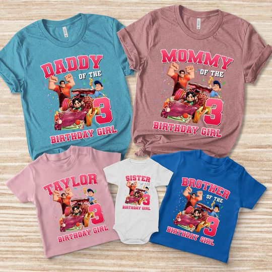 Vanellope Birthday Shirt, Vanellope Birthday T-shirt, Vanellope, Personalized Shirt, Custom Shirt, Wreck it Ralph