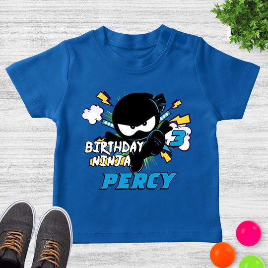 Ninja Kidz Birthday Shirt/Ninja Family Birthday Shirts/Personalized Ninja Matching Family Shirt/Custom Ninja Birthday Family Shirt