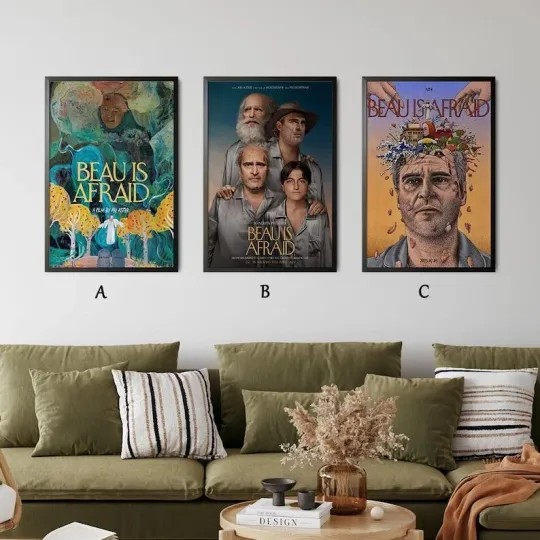 Beau is Afraid Movie Poster, Gift For Mother's Day Father's Day