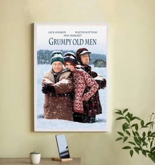 Grumpy Old Men Movie Poster, Gift For Mother's Day, Father's Day
