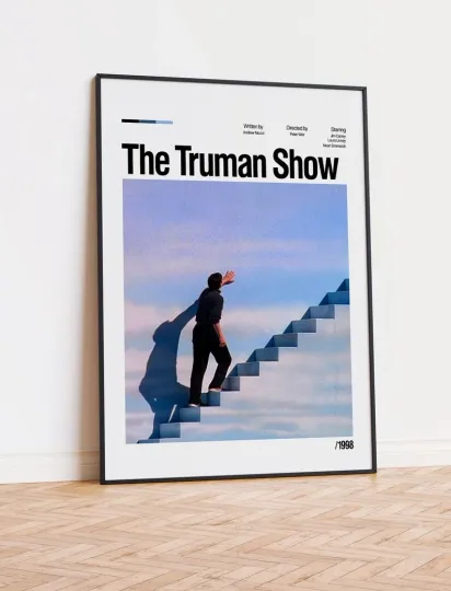 Truman Show Movie Poster, Gift For Mother's Day, Father's Day