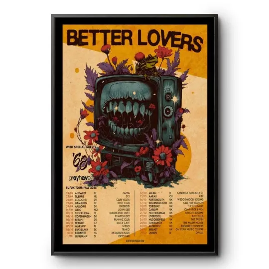 Discover UK Tour Fall 2025 Poster No Frame, Gift For Mother's Day, Father's Day