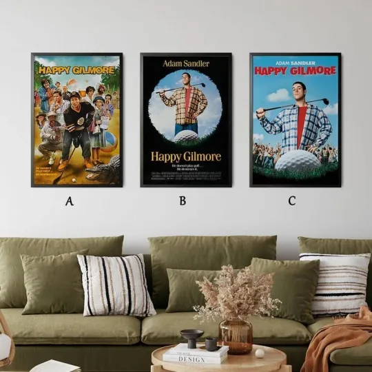 Happy Gilmore Movie Poster, Gift For Mother's Day, Father's Day