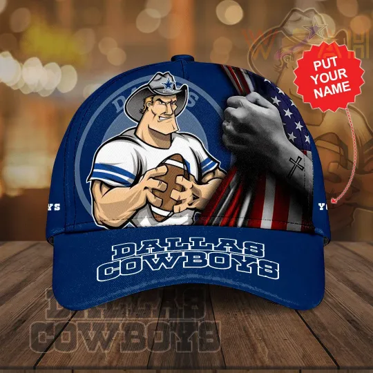 Custom Dallas Cowboys Hat – Unique Sports Cap, Ideal Gift for Cowboys Fans