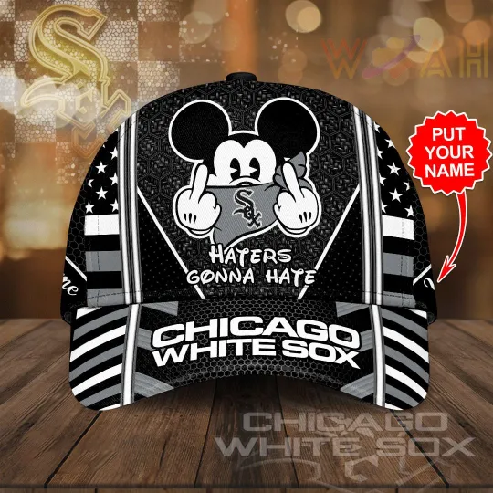 Discover Chicago White So.x Custom Hat – Personalized ML.B Cap with Your Name