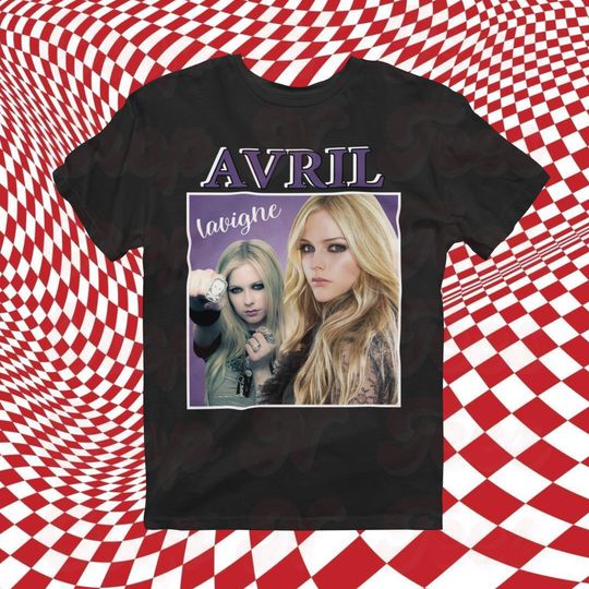 Avril Lavigne Retro Vintage Shirt, Retro Shirt, Emo Girl Shirt, Unisex T Shirt, Y2K Shirt, Music Shirt, Homage Shirt, 2025 Music Tour Shirt
