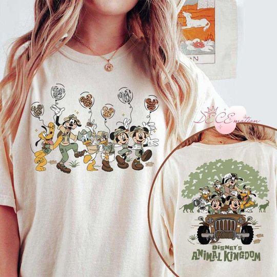 Mickey and Friends Safari Mode Disney Animal Kingdom Shirt, Disney Safari Trip Family Vacation, Wild about Disney, Hakuna Matata