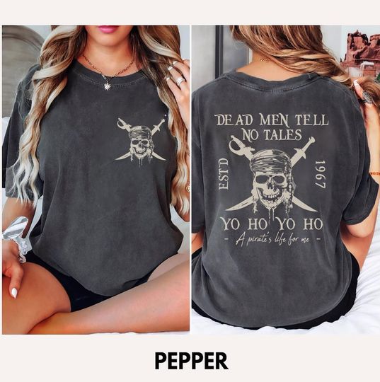 Pirates Of The Caribbean Dead Men Tell No Tales Shirt, Vintage Pirates Shirt, Retro 90s Pirates Shir