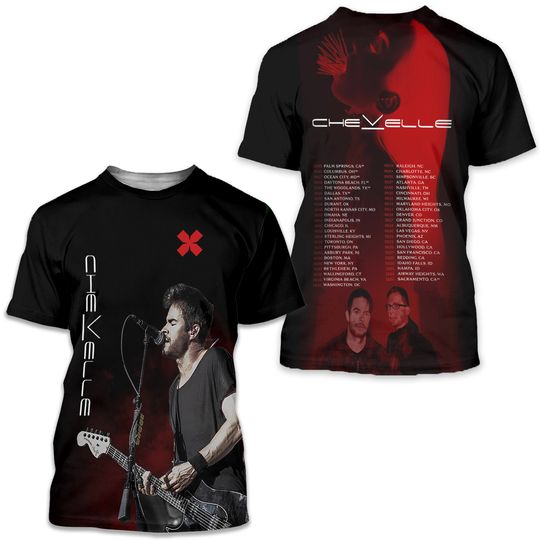Chevelle 2025 World Tour AOP 3D T-shirt