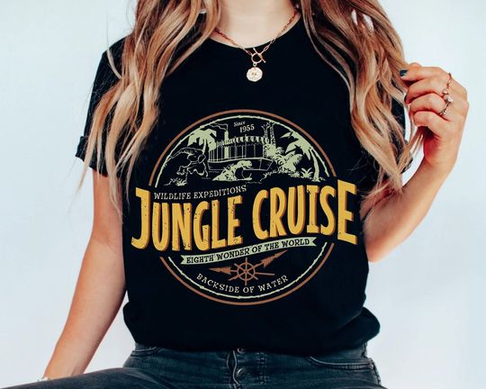 Vintage Jungle Cruise Ride Backside Of Water Since 1955 Shirt, Wildlife Expeditions Tshirt, Disneyland Trip Matching Tee, The Magic Kingdom