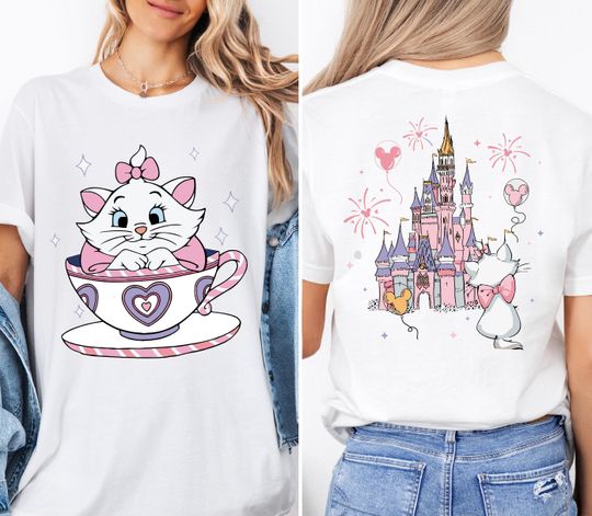 Disneyland Marie Cat Shirt, Girls Trip Shirt, The Aristocats T-Shirt, Marie Cat Shirt, Magic Kingdom Shirt, Kids Disney Shirt
