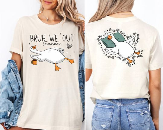 Teacher Mode T-Shirt, Summer Teacher Shirt, Last Day of School Teacher Shirts, Summer Silly Goose Teacher Shirt, End of Year Teacher Shirt