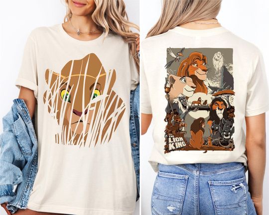 Disney The Lion King Shirt, Simba And Nala T-Shirt, The Lion King Nala Shirt, WDW Animal Kingdom Tees, Disneyworld Family Safari Shirts