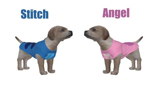 Stitch Angel Disney Dog Tank Top