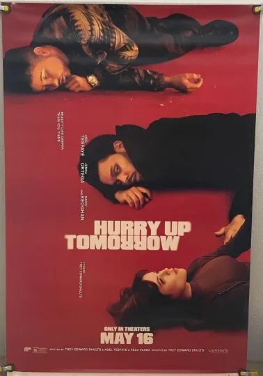 Hurry Up Tomorrow (2025) Weeknds & Jenna Ortega Movie Poster