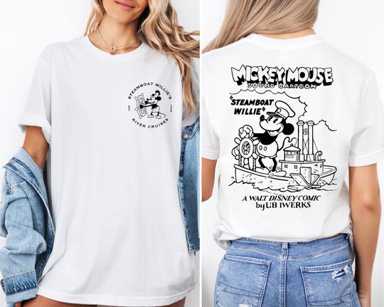 Steamboat Willie's River Cruises Shirt, Disney Cruise T-Shirt, Disney Family Adventure Trip Shirts, Mickey Cartoon Opening Tee