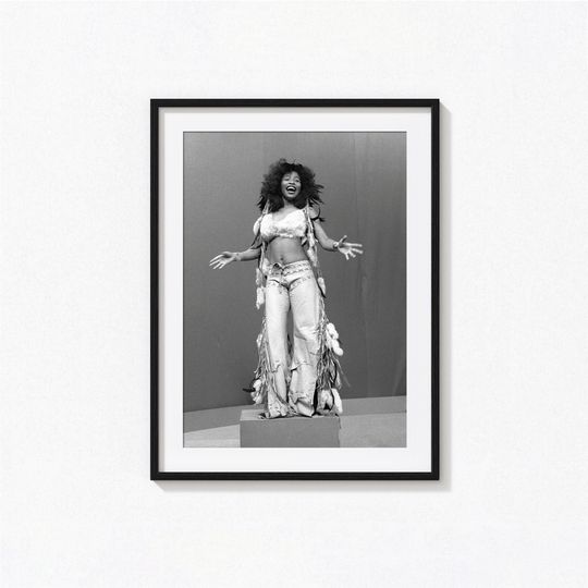 Chaka Khan Black and White Wall Art - Album Cover Photography Print