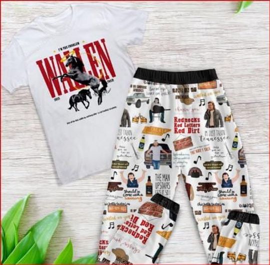 I'm The Problem Wallen Western Pajama Set, Comfortable & Stylish Sleepwear, Wallen Western Tour 2025 Pajamas Set