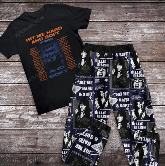 Hit Me Hard And Soft Pajamas Set, Billie Eilish Pajamas New Set