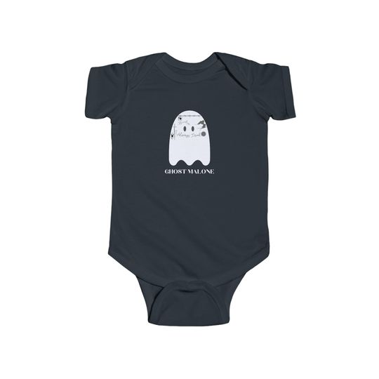 Infant Fine Jersey Bodysuit- Ghost Malone