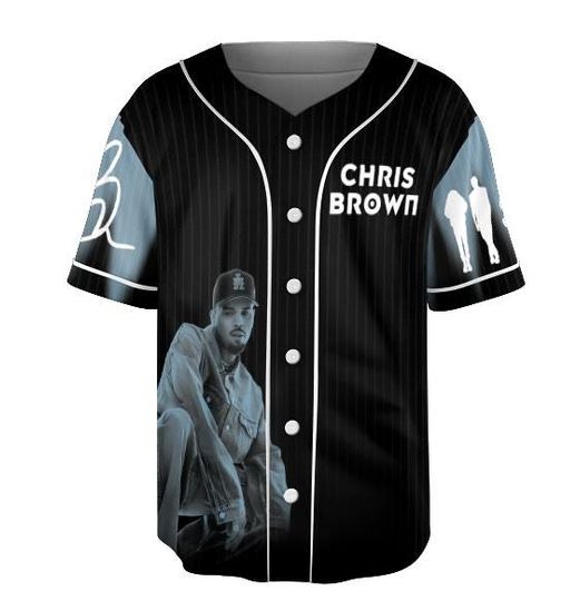 Chris Brown X.X Baseball Jersey, Chris Brown 11:11 Tour 2025 Ready to Press, Chris Brown Breezy Heat Jersey, X.X Vintage Jersey