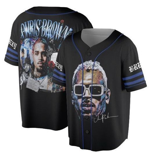 Chris Brown 2025 Breezy Bowl XX Tour Jersey, Official Concert Merch