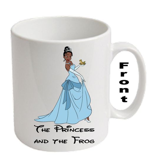 TIANA BLUE FROG Mugs ~ The Princess & The Frog Mugs