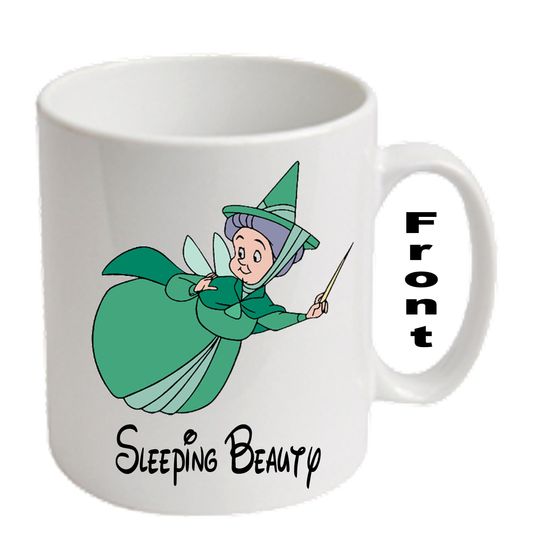 FAUNA FAIRY GODMOTHER Mugs ~ Sleeping Beauty Mugs