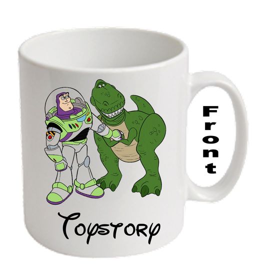 Buzz Lightyear & Rex Mugs ~ TOY STORY Mugs