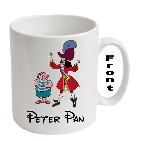Captain Hook & Smee Mugs ~ PETER PAN Mugs