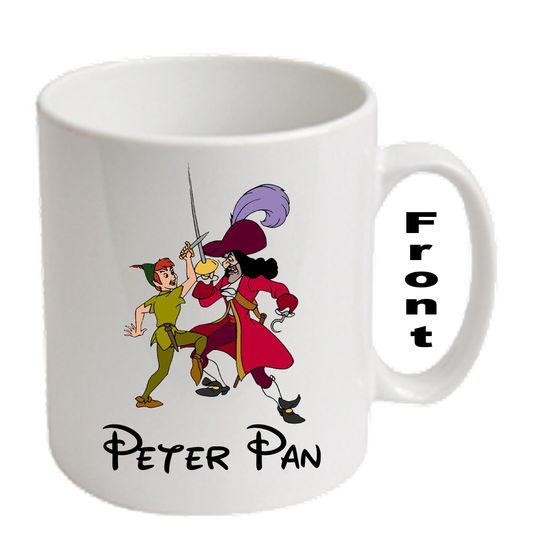 Captain Hook & Peter Mugs ~ PETER PAN Mugs