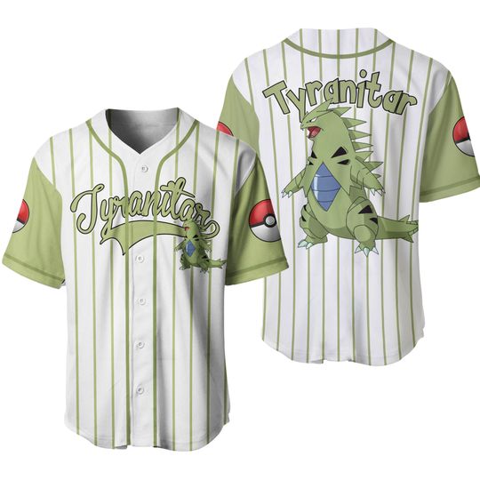 Discover Tyranitar Baseball Jersey Shirts
