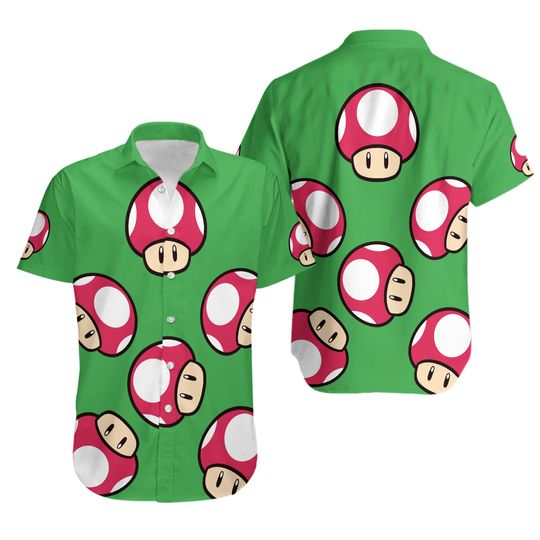 Sunshine Hawaiian Shirt, Super Luigi Hawaiian Shirt