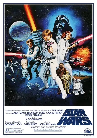 STAR WARS (1977) Movie Poster