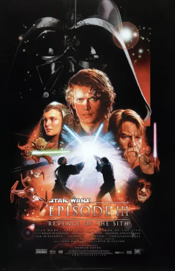 Star Wars movie poster - Revenge Of The Sith poster,  Star Wars poster