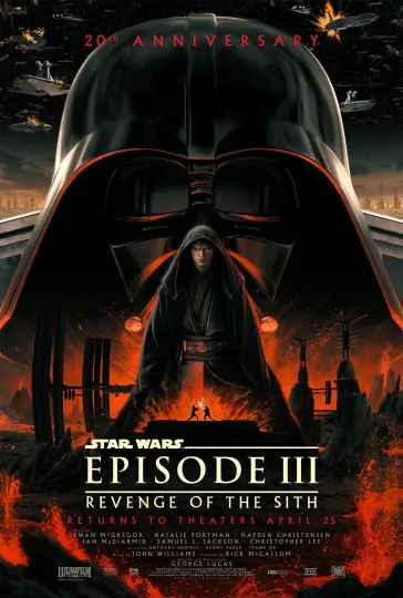 2005 Star Wars Episode III Revenge Of The Sith Movie Poster