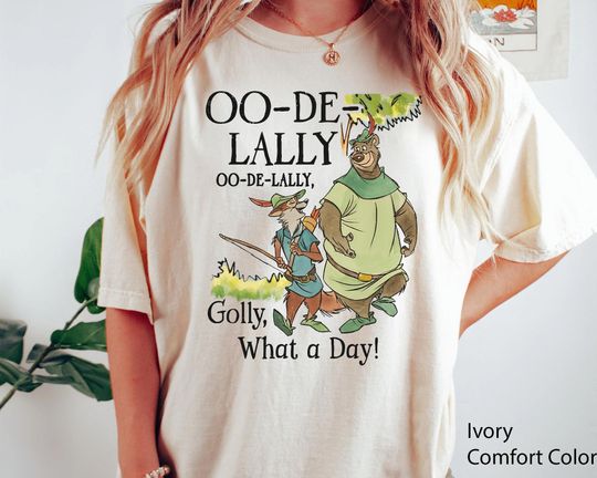 Robin Hood And Little John Oo-De-Lally Golly What A Day  T-shirt, Vintage  Friends T-shirt, 2024 Family Trip