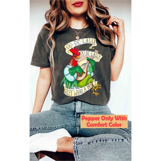 Funny Alan A Dale Rooster OO De Lally Vintage Shirt, Disney Robin Hood Shirt, WDW Disneyland Magic Kingdom Family Vacation 2025 Trip