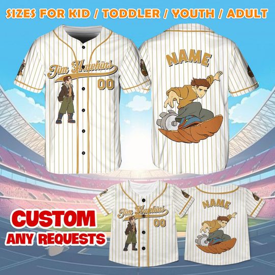 Treasure Planet Jim Hawskin Jersey Shirt, Disney Treasure Planet Baseball Jersey, Jim Hawskin Cosplay, Disney Family Shirts