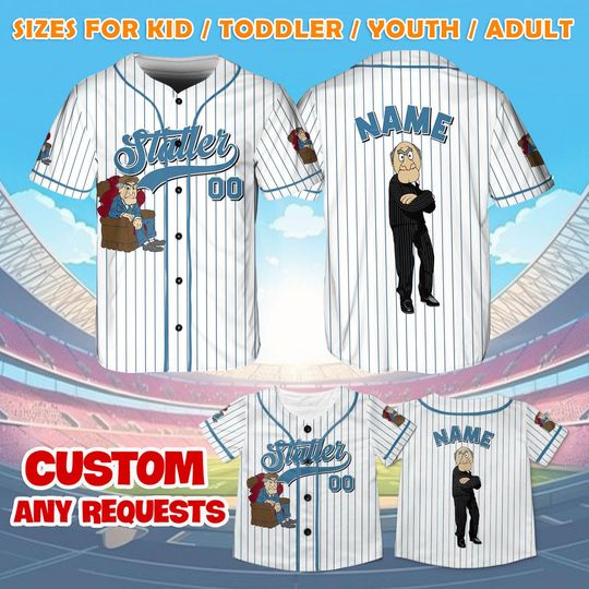 Muppets Statler Jersey Shirt, Disney Muppets Baseball Jersey, Dinsey Statler Cosplay, Statler and Waldorf Shirt, Disney Family Shirts