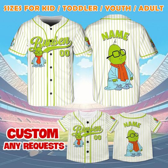 Discover Baby Bunsen Honeydew Jersey Shirt, Disney Muppets Babie Baseball Jersey, Bunsen Honeydew Cosplay, Magic Kingdom, Disney Trip Shirt