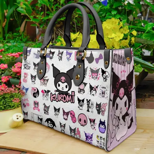 Kuromi Leather Handbag for Women