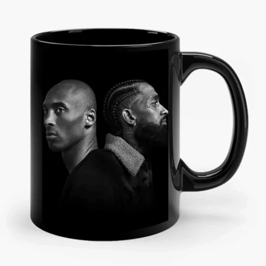 Kobe Bryant &amp; Nipsey Hussle Ceramic Mug - Gift for Kobe Bryant Fans