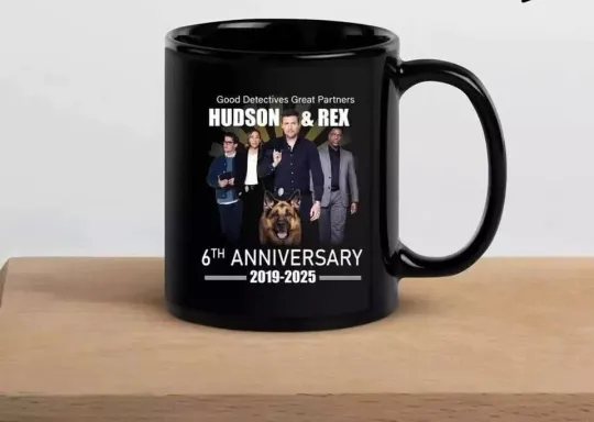 Good Detectives Great Partners Hudson And Rex 6Th Anniversary Mug