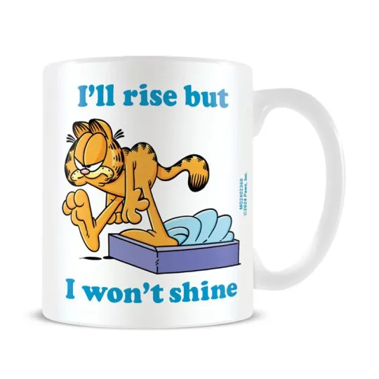 Garfield Rise But I Won Shine Mug