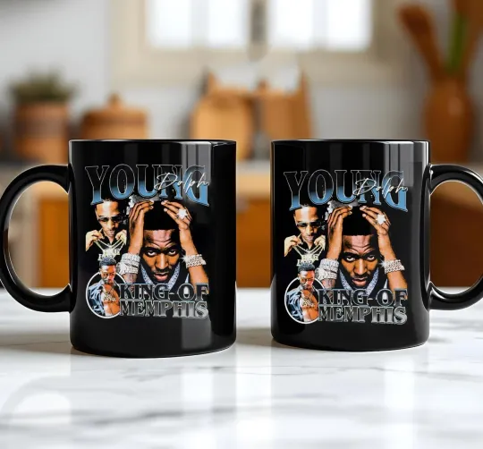 Young Dolph King Of Memphis  Mug,  Coffee Mug Gif Fan