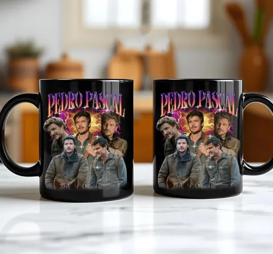 Pedro Pascal Mug, Joel Miller Mug, The Last of Us Movie Coffee Mug, Gif Fan