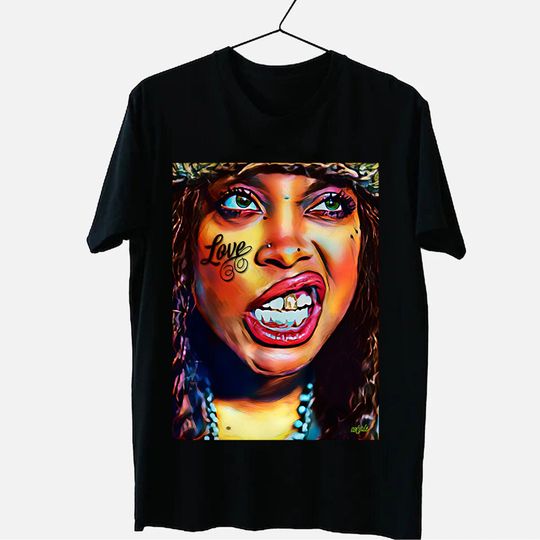 Erykah Badu Vintage Shirt, Erykah Badu Merch T-shirt, Retro Erykah Badu Tee, Vintage Erykah Badu Tshirt